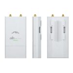 Imagen del Ubiquiti UAP-Outdoor5, un punto de acceso inalámbrico exterior de 300 Mbit/s en color blanco. SKU: UAP-OUTDOOR-5