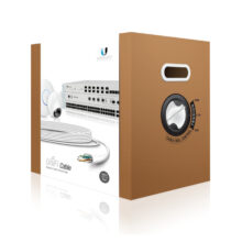 Cable de red blanco Ubiquiti UC-C6-CMR, categoría 6, ideal para conexiones rápidas y estables. SKU: UC-C6-CMR