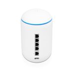Imagen del Ubiquiti UniFi Dream Machine, un dispositivo de red inalámbrica con velocidad de 1733 Mbit/s y color blanco. SKU: UDM