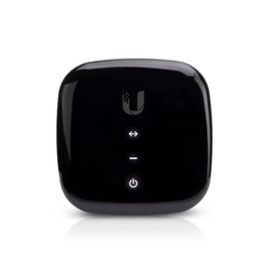 Imagen del Ubiquiti UF-AE, un convertidor de medio negro con velocidad de 1000 Mbit/s, SKU UF-AE