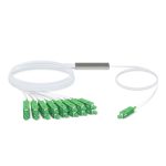 Cable de fibra óptica e InfiniBand Ubiquiti UF-SPLITTER-16 de 4,06 metros, color blanco con conectores SC 16x SC.