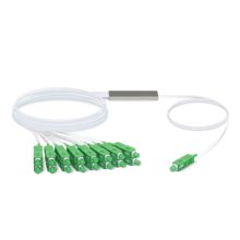 Cable de fibra óptica e InfiniBand Ubiquiti UF-SPLITTER-16 de 4,06 metros, color blanco con conectores SC 16x SC.