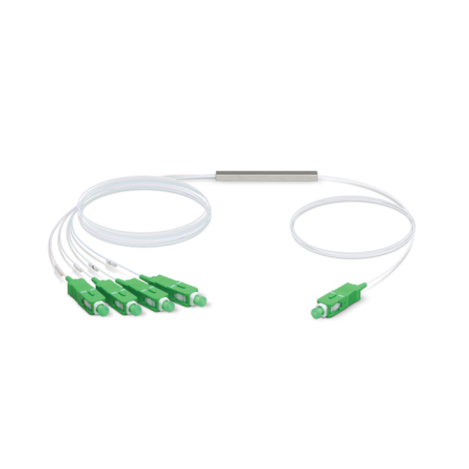 Ubiquiti cable de fibra óptica SC 4x SC 4,06 m blanco Cable de fibra óptica Ubiquiti UF-SPLITTER-4 de 4,06 metros, tipo SC a 4x SC, color blanco