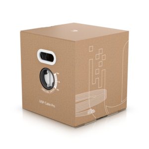 Ubiquiti UISP Cable Pro, cable de red Cat5e de 305 metros en color negro, SKU UISP-CABLE-PRO