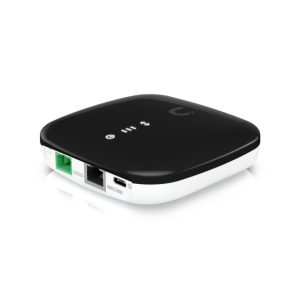 Convertidor de medio Ubiquiti UISP-FIBER-XGS con velocidad de 10000 Mbit/s en colores negro y blanco