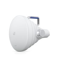 Imagen de la antena de bocina Ubiquiti UISP Horn con ganancia de 19.5 dBi para redes inalámbricas, SKU UISP-HORN