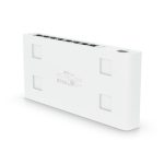 Router Ubiquiti UISP con conexión Gigabit Ethernet en color blanco, SKU UISP-R.