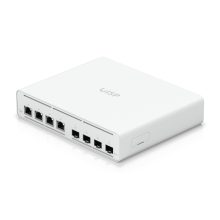 Ubiquiti UISP-S-PLUS, switch gestionado con Ethernet 2.5G, soporte PoE, color blanco, SKU UISP-S-Plus