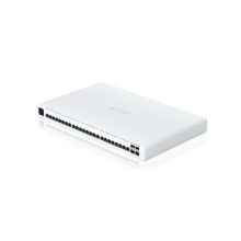 Imagen del switch Ubiquiti UISP Pro gestionado L2 con puertos Gigabit Ethernet, soporte para PoE, color blanco, Modelo UISP-S-PRO