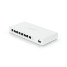 Switch gestionado Ubiquiti UISP con capacidad L2, puertos Gigabit Ethernet 10/100/1000 y soporte PoE. SKU UISP-S.