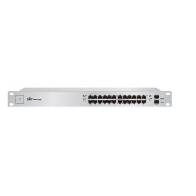 Ubiquiti UniFi US-24-500W switch Gestionado Gigabit Ethernet (10/100/1000) Energía sobre Ethernet (PoE) 1U Plata 1 Ubiquiti UniFi US-24-500W switch gestionado Gigabit Ethernet PoE 1U Plata