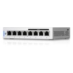 Ubiquiti UniFi switch gestionado con 8 puertos gigabit y PoE, modelo US-8-60W-5, color gris