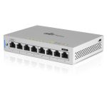 Ubiquiti UniFi Switch modelo US-8 Gestionado Gigabit Ethernet 10/100/1000 con PoE en color gris