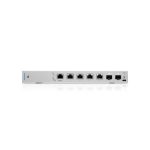 Imagen del interruptor gestionado Ubiquiti UniFi US-XG-6POE con soporte para Ethernet 100/1000/10000 y energía sobre Ethernet, SKU US-XG-6POE