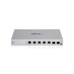Imagen del interruptor gestionado Ubiquiti UniFi US-XG-6POE con soporte para Ethernet 100/1000/10000 y energía sobre Ethernet, SKU US-XG-6POE