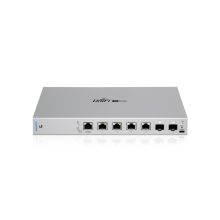 Imagen del interruptor gestionado Ubiquiti UniFi US-XG-6POE con soporte para Ethernet 100/1000/10000 y energía sobre Ethernet, SKU US-XG-6POE