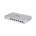 Imagen del interruptor gestionado Ubiquiti UniFi US-XG-6POE con soporte para Ethernet 100/1000/10000 y energía sobre Ethernet, SKU US-XG-6POE