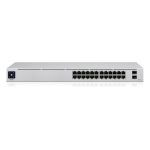 Ubiquiti UniFi Switch gestionado de 24 puertos con PoE, Gigabit Ethernet, modelo USW-24-POE