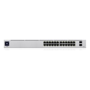 Ubiquiti UniFi Switch gestionado de 24 puertos con PoE, Gigabit Ethernet, modelo USW-24-POE