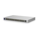 Ubiquiti UniFi USW-48 switch gestionado L2 con 48 puertos Gigabit Ethernet 10/100/1000, plata, SKU USW-48