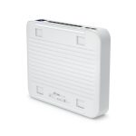 Vista del switch Ubiquiti UniFi Enterprise 8 PoE Gestionado L3 con 2.5G Ethernet y acero inoxidable, SKU USW-ENTERPRISE-8-POE