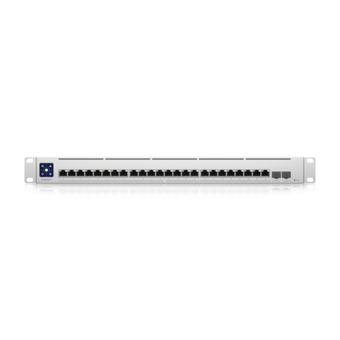 Ubiquiti UniFi Switch Enterprise XG 24 con gestión L3 y Ethernet 10G Switch Ubiquiti UniFi Enterprise XG 24, gestionado L3, 10G Ethernet (100/1000/10000), acero inoxidable, SKU USW-ENTERPRISEXG-24