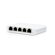 Paquete de 3 switches Ubiquiti UniFi Switch Flex Mini gestionados, Gigabit Ethernet, PoE, color blanco, SKU USW-FLEX-MINI-3