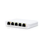 Switch Ubiquiti UniFi Switch Flex Mini (5-pack) gestionado, Gigabit Ethernet (10/100/1000), PoE, color blanco. SKU: USW-FLEX-MINI-5