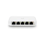 Switch Ubiquiti UniFi Switch Flex Mini (5-pack) gestionado, Gigabit Ethernet (10/100/1000), PoE, color blanco. SKU: USW-FLEX-MINI-5