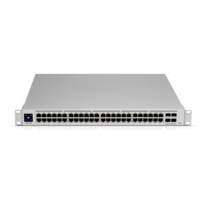 Ubiquiti UniFi USW-PRO-48 Switch Gestionado L2/L3 con 48 Puertos Gigabit Ethernet 10/100/1000, color Plata, SKU USW-PRO-48