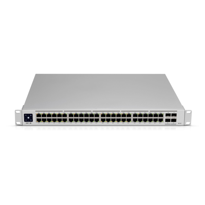 Ubiquiti UniFi Switch Gestionado L2/L3 48 Puertos Gigabit Ethernet Ubiquiti UniFi USW-PRO-48 Switch Gestionado L2/L3 con 48 Puertos Gigabit Ethernet 10/100/1000, color Plata, SKU USW-PRO-48