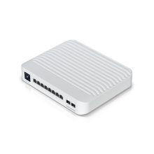Imagen del Ubiquiti UniFi USW-PRO-8-POE, un switch gestionado L2/L3 con puertos Gigabit Ethernet (10/100/1000) y soporte para Energía sobre Ethernet (PoE), SKU USW-Pro-8-PoE