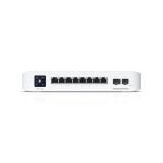 Imagen del Ubiquiti UniFi USW-PRO-8-POE, un switch gestionado L2/L3 con puertos Gigabit Ethernet (10/100/1000) y soporte para Energía sobre Ethernet (PoE), SKU USW-Pro-8-PoE