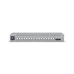 Switch gris Ubiquiti Pro Max 16 PoE gestionado L3 con Gigabit Ethernet (10/100/1000) - SKU: USW-Pro-Max-16-PoE