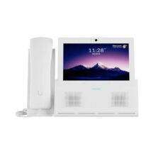 Ubiquiti Phone Touch Max, teléfono inteligente blanco con pantalla táctil avanzada. SKU: UTP-TouchMax-White.
