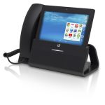 Teléfono IP Ubiquiti UVP-Executive negro con pantalla LCD y conectividad Wifi, SKU UVP-EXECUTIVE