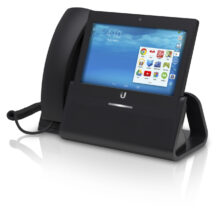 Teléfono IP Ubiquiti UVP-Executive negro con pantalla LCD y conectividad Wifi, SKU UVP-EXECUTIVE
