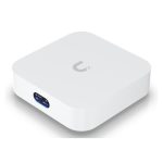 Imagen del Ubiquiti UniFi Express, un router inalámbrico de doble banda (2,4 GHz / 5 GHz) en color blanco con conectividad Gigabit Ethernet. SKU: UX