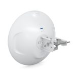 Imagen del transceptor y repetidor Ubiquiti WAVE-LR de largo alcance en color blanco con SKU WAVE-LR