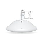 Imagen del transceptor y repetidor Ubiquiti WAVE-LR de largo alcance en color blanco con SKU WAVE-LR