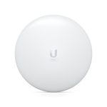 Imagen del transceptor y repetidor Ubiquiti WAVE-LR de largo alcance en color blanco con SKU WAVE-LR