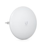 Imagen del transceptor y repetidor Ubiquiti WAVE-LR de largo alcance en color blanco con SKU WAVE-LR