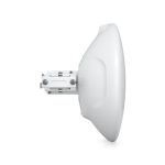 Imagen del transceptor y repetidor Ubiquiti WAVE-LR de largo alcance en color blanco con SKU WAVE-LR