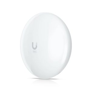 Imagen del Ubiquiti UISP Wave Pico, un puente WiFi de alta velocidad con 800 Mbit/s, en color blanco. SKU: Wave-Pico