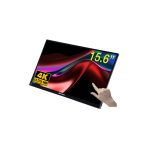 Verbatim 32238 monitor de 15.6 pulgadas con resolución 3840 x 2160 píxeles 4K Ultra HD LCD y pantalla táctil en color negro