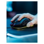 SureFire Silent Flight RGB-320 negra, alfombrilla de ratón para juegos, SKU 48812