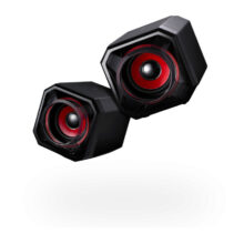 Altavoz SureFire Gator Eye negro con detalles en rojo, alámbrico de 2.5W, SKU 48820