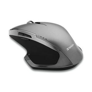 Ratón inalámbrico Verbatim de 8 botones con iluminación LED azul. SKU 49041