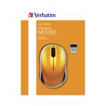 Verbatim Go Nano, ratón RF inalámbrico, ambidextro, 1600 DPI para oficina, SKU 49045