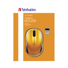 Verbatim Go Nano, ratón RF inalámbrico, ambidextro, 1600 DPI para oficina, SKU 49045